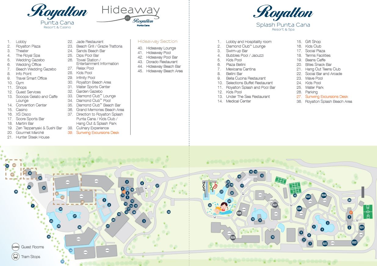 Map RoyaltonPuntaCana RoyaltonSplash 