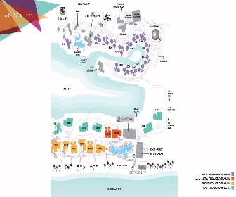 Andaz Mayakoba Resort Riviera Maya Map Layout