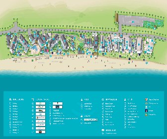 Azul Beach Resort Negril by Karisma Map Layout