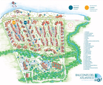 Xeliter Balcones del Atlantico Resort Map Layout