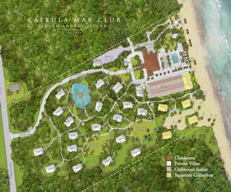Caerula Mar Club Map Layout