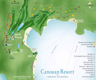 Canouan Estate Villas & Residences Map Layout