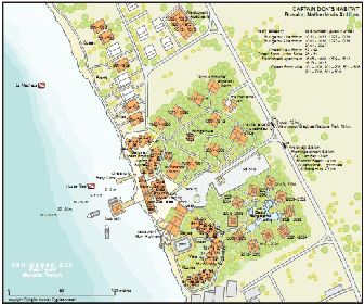 Captain Don's Habitat Resort Map