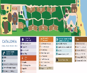 Catalonia Royal Tulum Resort Map Layout