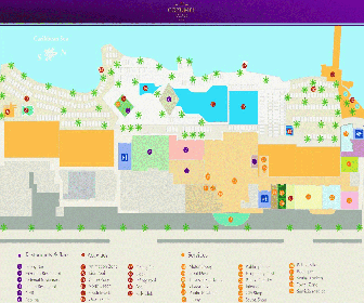 Cozumel Palace Resort Map Layout