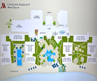 Curacao Marriott Beach Resort Map Layout