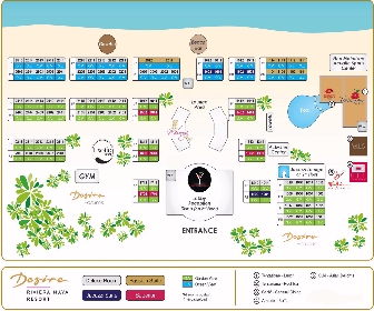 Desire Riviera Maya Resort Map Layout