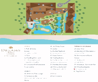 Dreams Natura Resort & Spa Map Layout