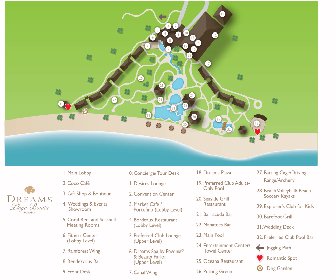 Dreams Playa Bonita Panama Resort Map Layout