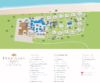 Dreams Sapphire Resort & Spa Map Layout