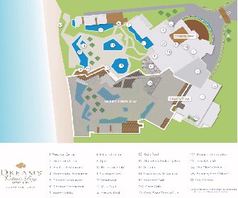 Dreams Vallarta Bay Resort Map Layout