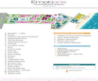 Emotions By Hodelpa Resort Map Layout
