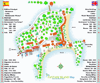 Fantasy Island Beach Resort Map Layout