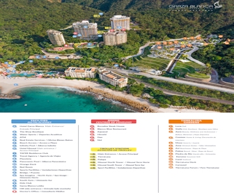 Garza Blanca Preserve Resort Map Layout