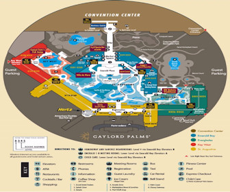 Gaylord Palms Resort Map Layout