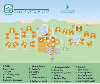 Gran Muthu Cayo Santa Maria Resort Map Layout