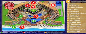 Grand Oasis Sens Resort Map layout