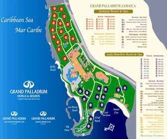Grand Palladium Lady Hamilton Resort Map Layout