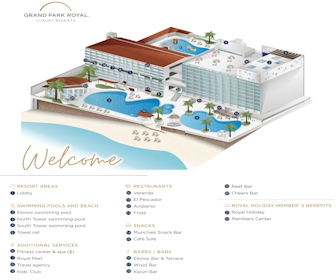 Grand Park Royal Puerto Vallarta Resort Map Layout