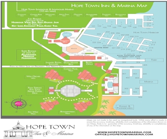 Hope Town Inn & Marina Map Layout
