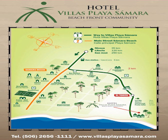Hotel Villas Playa Samara Resort Map Layout