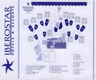 Iberostar Daiquiri Resort Map Layout