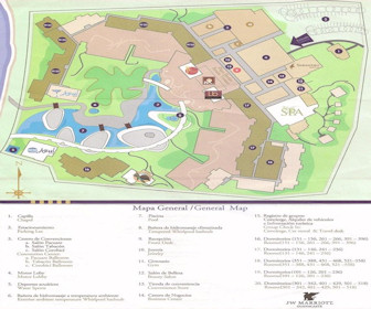 JW Marriott Hotel Guanacaste Resort & Spa Map Layout