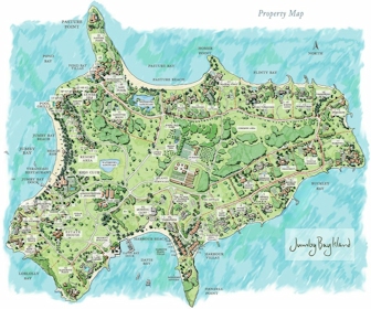 Jumby Bay Island Resort Map Layout