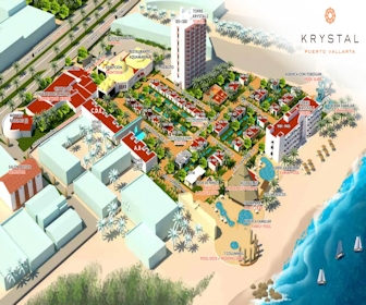 Krystal Puerto Vallarta Hotel Map Layout