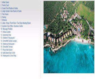 Kura Hulanda Lodge & Beach Club Map Layout