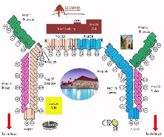 La Cabana Beach Resort & Casino Map Layout