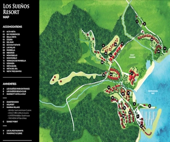 Los Suenos Resort Map Layout