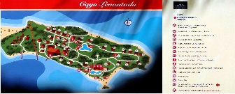 Cayo Levantado Resort Map