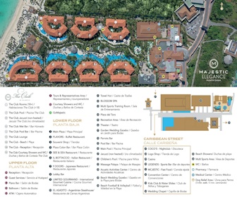 Majestic Elegance Resort Map Layout