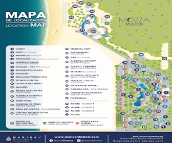 Marival Distinct Luxury Residences Resort Map Layout