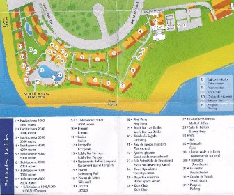 Occidental Tamarindo Resort Map Layout