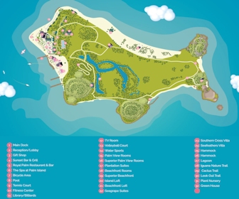 Palm Island Resort Map Layout