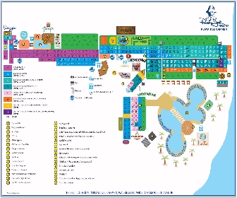 Panama Jack Resorts Playa del Carmen Resort Map Layout