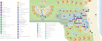 Paradisus Palma Real and  Garden Suites by Melia Resort Map Layout