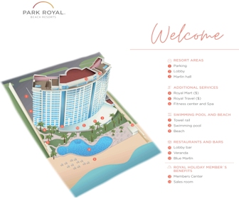 Park Royal Beach Mazatlan Resort Map Layout
