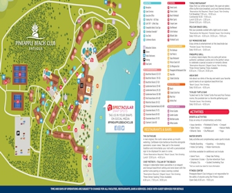 Pineapple Beach Club Resort Map Layout