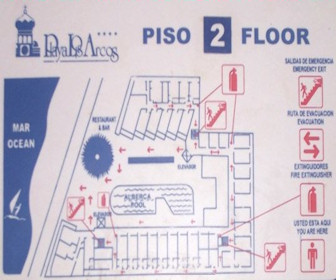 Playa Los Arcos Resort Map Layout