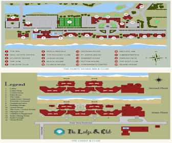 Ponte Vedra Beach Resorts Map Layout