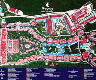 Grand Sunset Princess Resort Map Layout