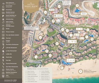 Pueblo Bonito Sunset Beach Golf & Spa Resort Map Layout