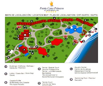 Punta Cana Princess Resort Map Layout