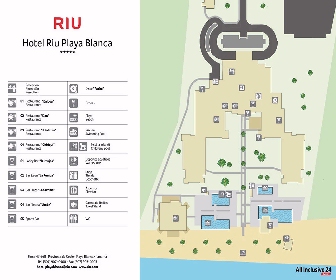Riu Playa Blanca Resort Map Layout