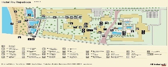 Riu Republica Resort Map Layout