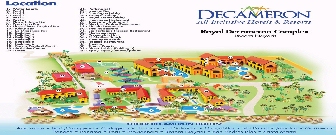 Royal Decameron Complex Resort Map
