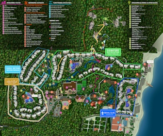 Sandos Caracol Eco Resort Map Layout